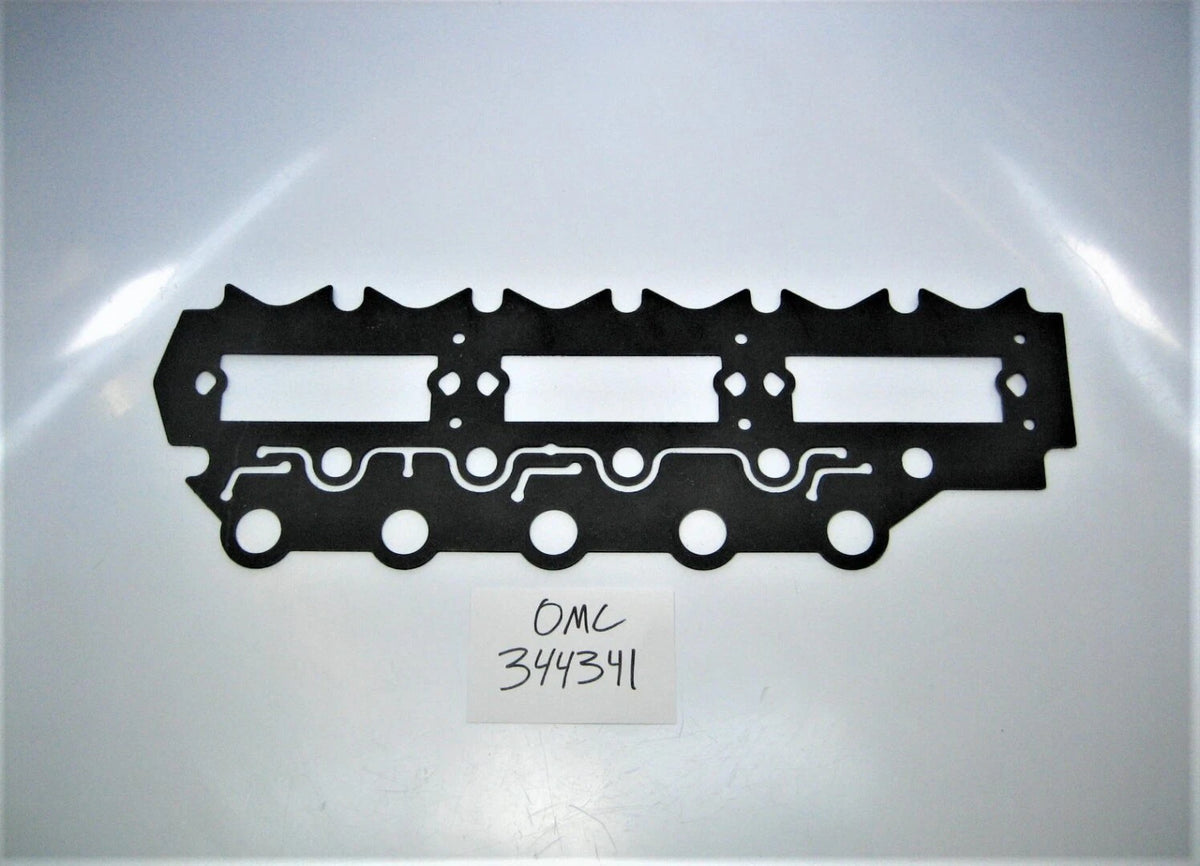 OMC 344341 OEM Evinrude Johnson Port Side Intake Manifold to Block Gasket