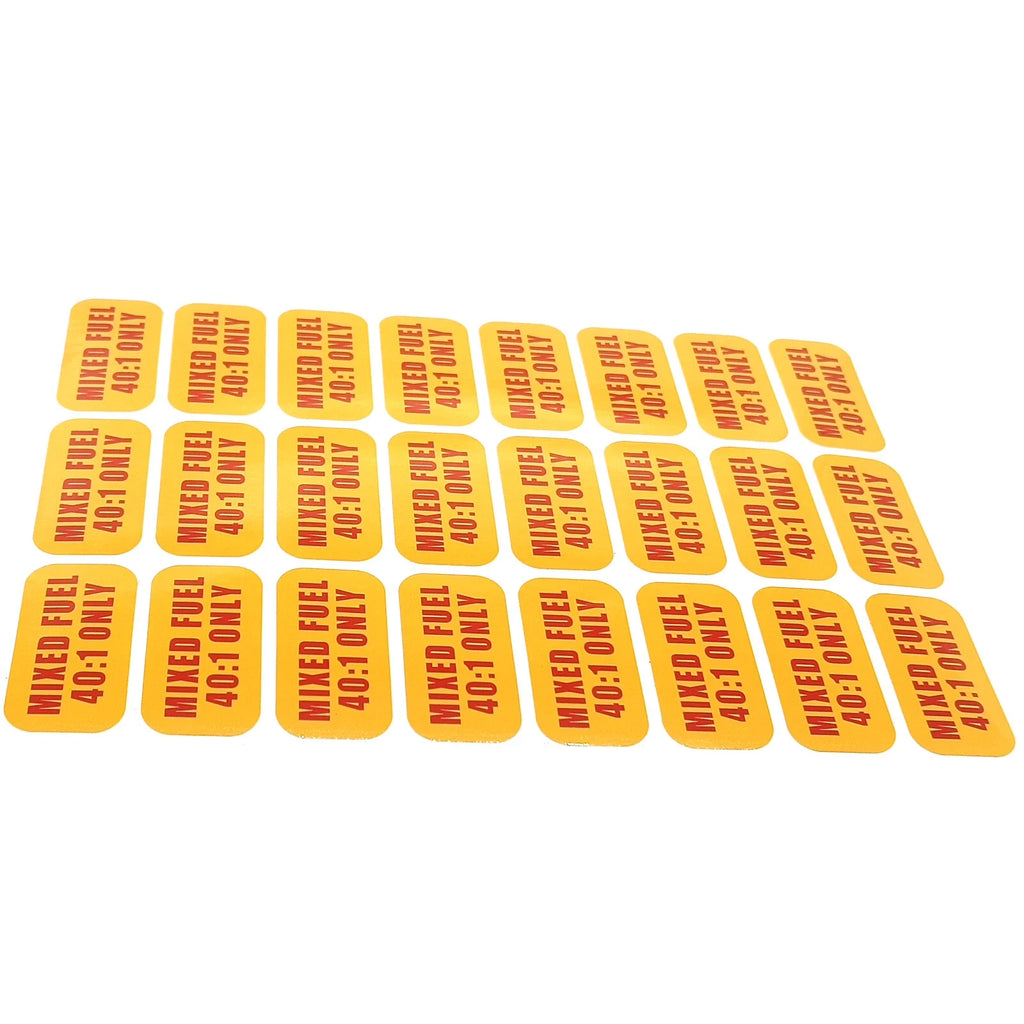 Weather Proof Extreme Stickers 24 PCS (2x1 inch) for Automotive Use