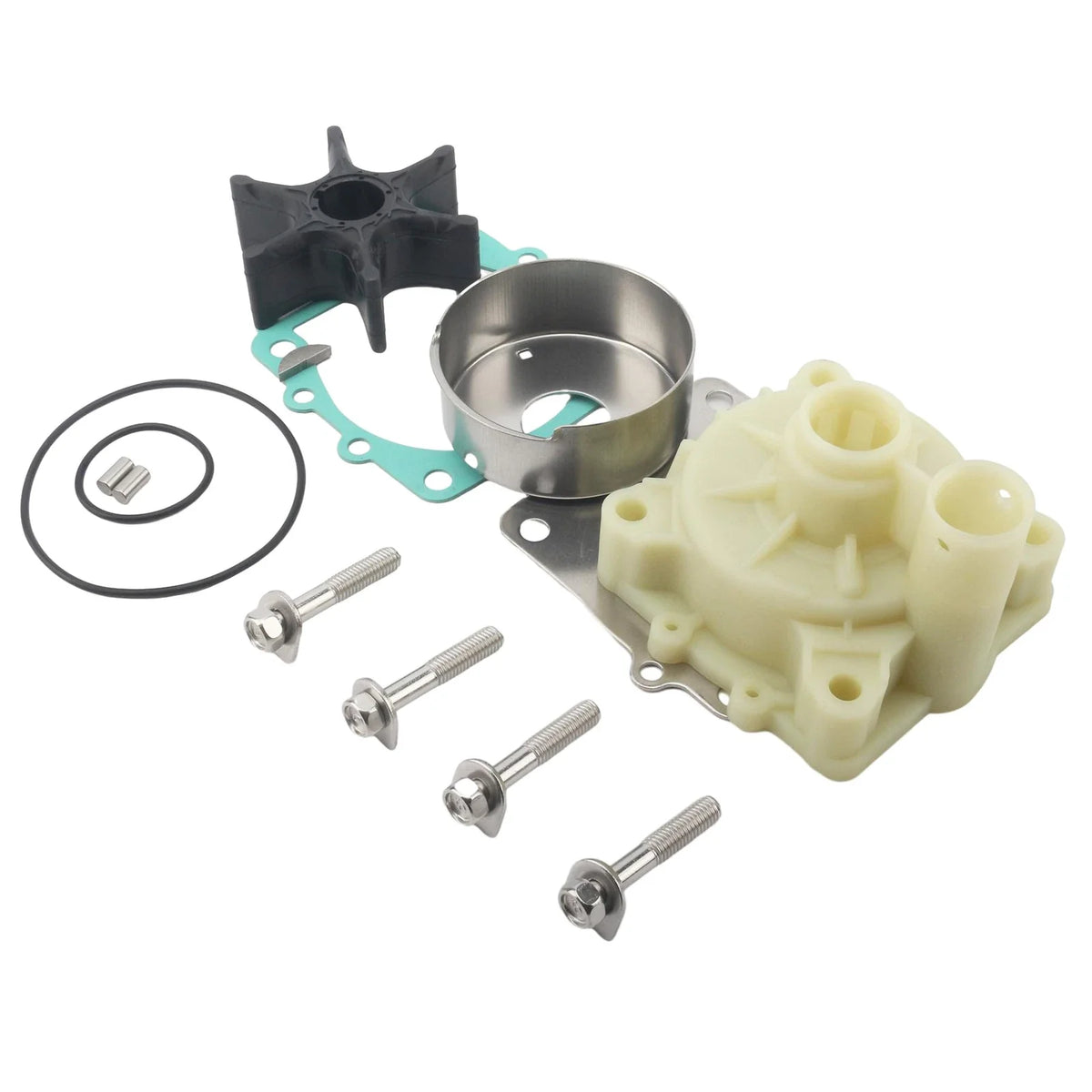 Water Pump Repair Kit for Yamaha 2-Stroke 115 130 F115 (2000+) 6N6-W0078-02-00