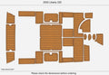 EVA Foam Teak Deck Pad for Liberty 220 Swim Platform (2002)