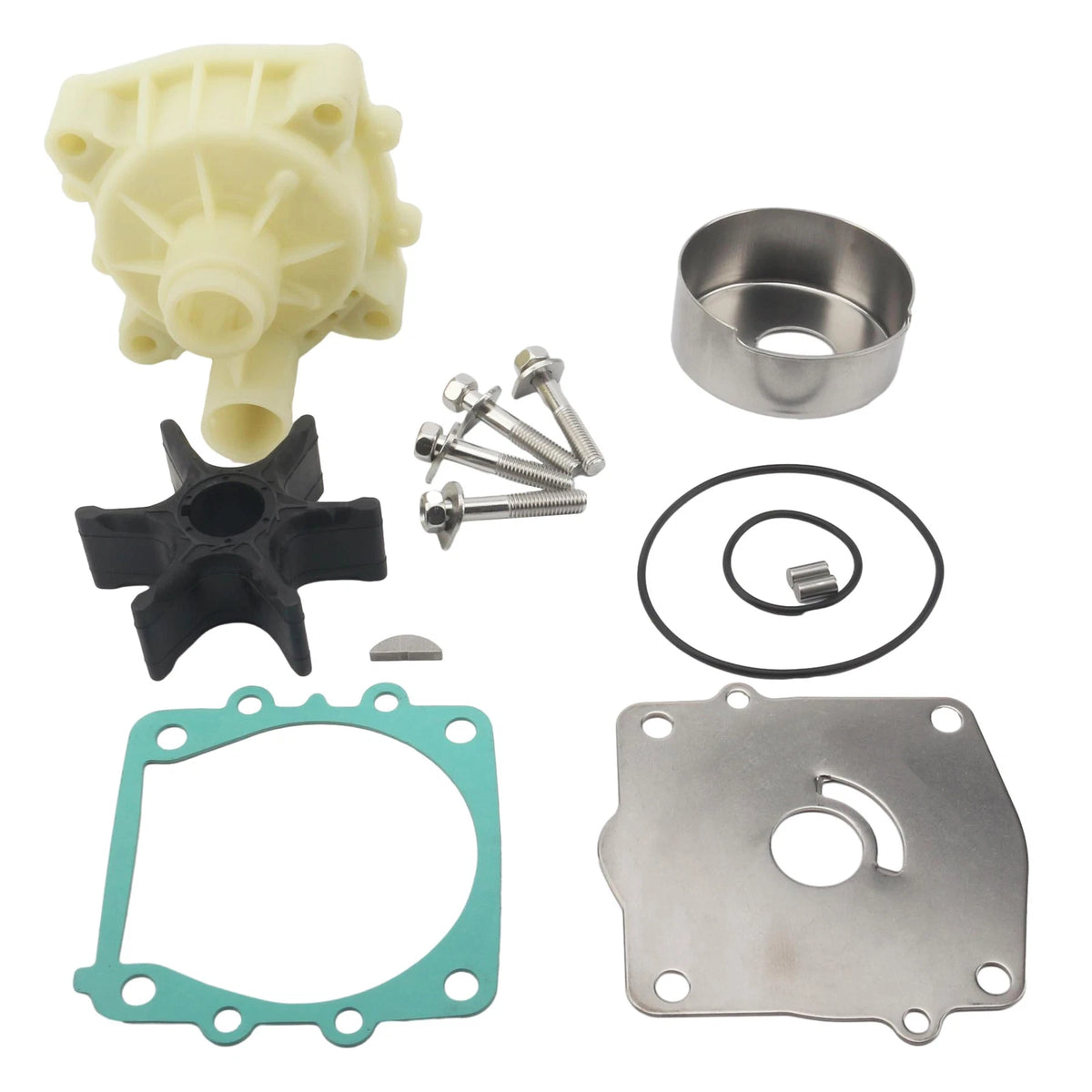 Yamaha Outboard Water Pump Impeller Kit Repl 6N6-W0078-00, 01 & 02 with Housing