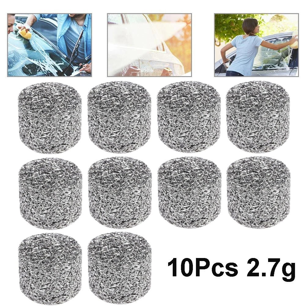 10Pcs 2.7g Foam Mesh Gauze Filter Car Pressure Washer Kit Accessories