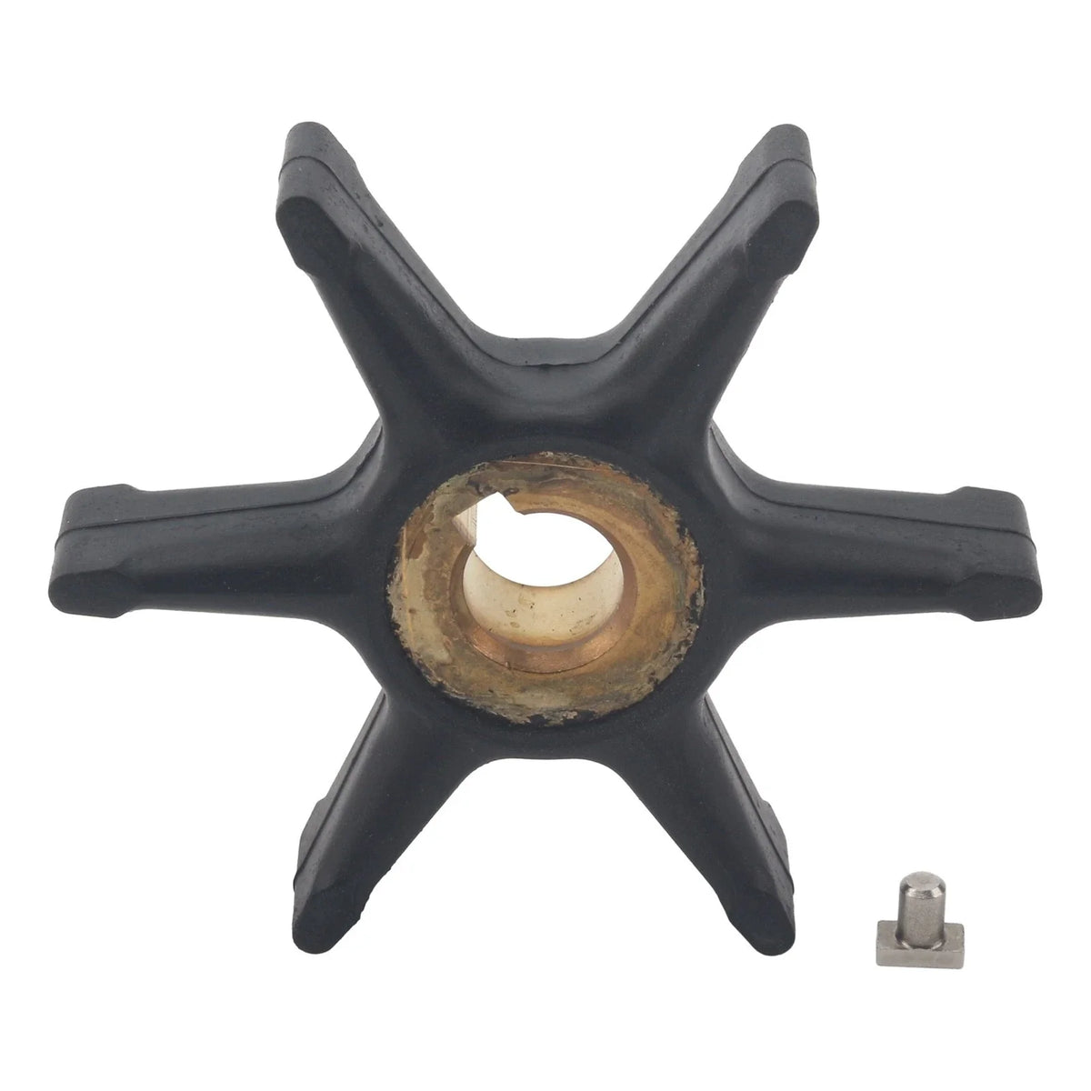 Water Pump Impeller & Key for Johnson Evinrude Outboard 3-7.5 HP (N/A)