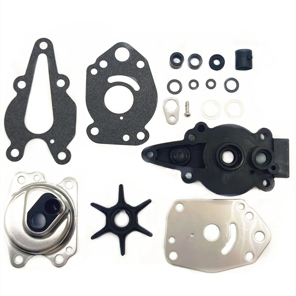 Water Pump Impeller Repair Kit for Mercury 2/4 Stroke 6-15 HP (46-42089A5)