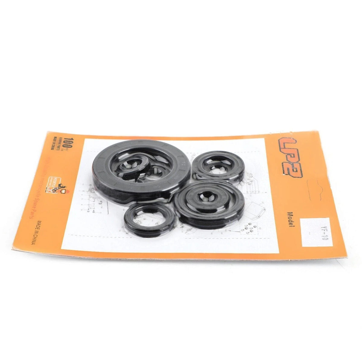 8-Piece Engine Oil Seal Kit for Honda CR250R CR500R (1988–2001)