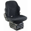 S8301699 Grammer Mid Back Seat, Black Fabric with Air Suspension Fits John Deere