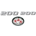 Horsepower Label Decal Sticker for Yamaha Outboard Engine (200 HP)
