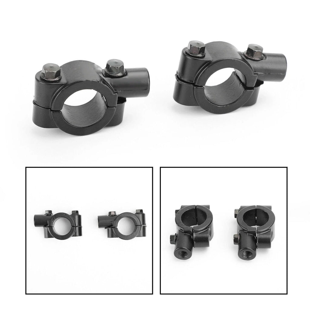 8mm M8 Handlebar Mirror Mount Holder Clamp Adaptor for Universal Motorbike