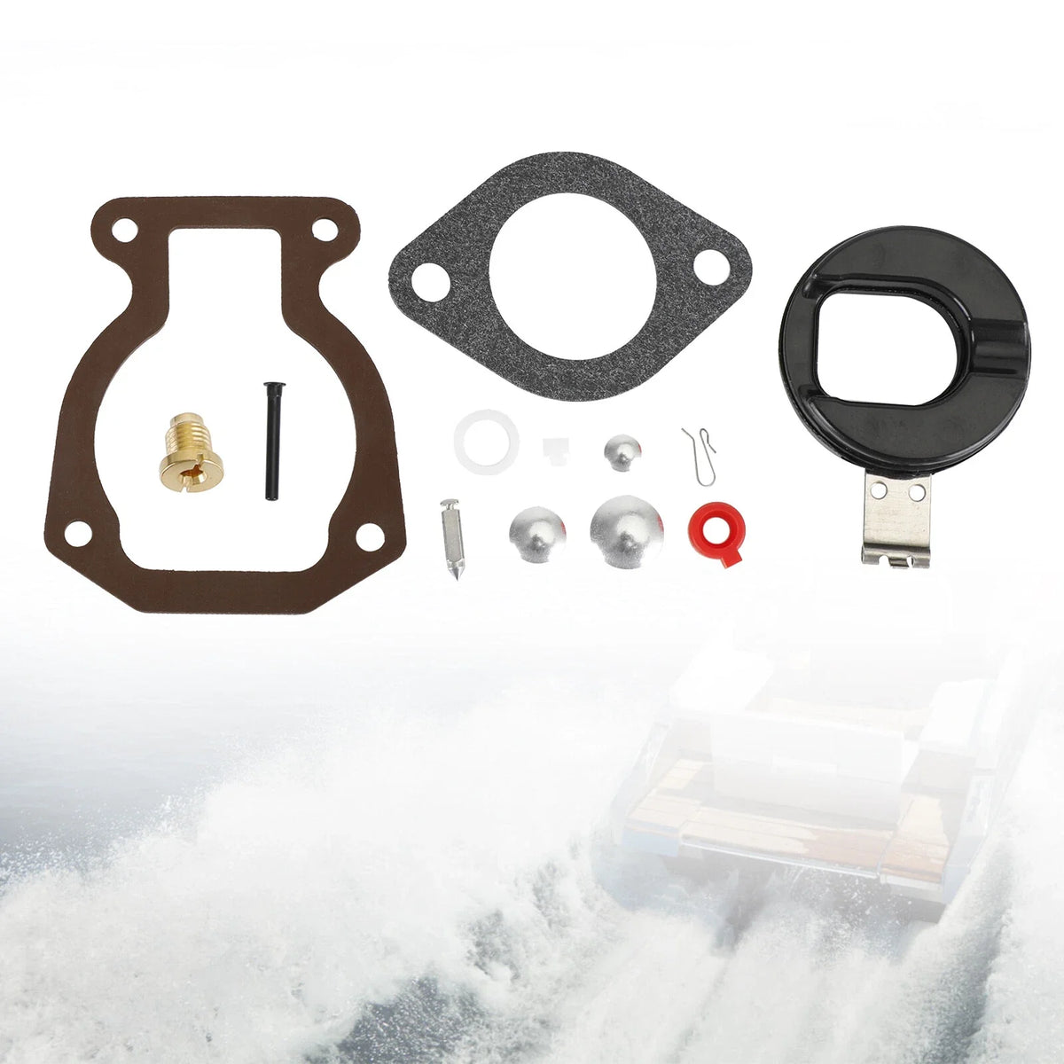 Carburetor Rebuild Kit for Johnson Evinrude 9.9 HP 15 HP (1974–1988) 398453