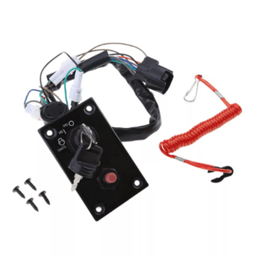 Ignition Key Switch Panel Assembly for Suzuki Outboard (37100-96J24)