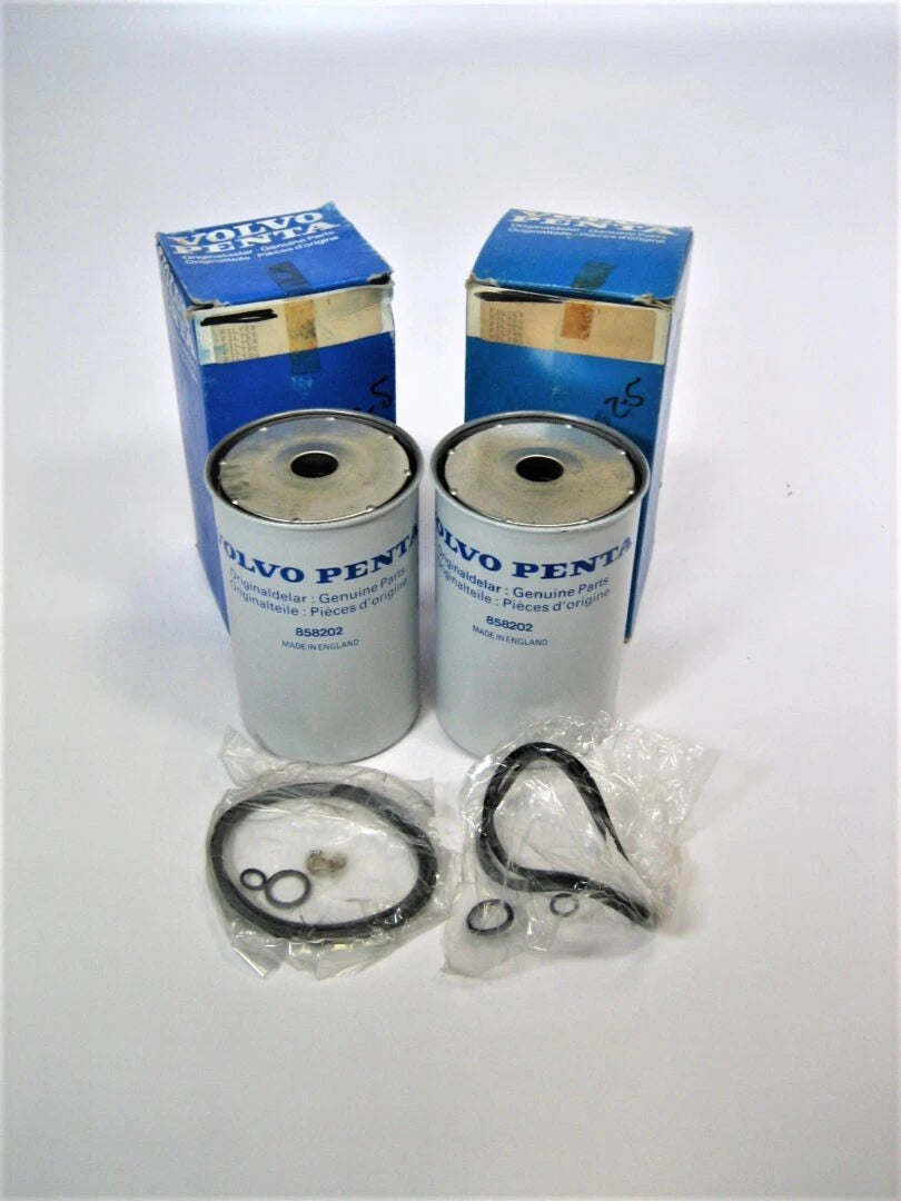 Volvo Penta 858202 *2 Pack OEM D - MD Series Diesel Engine Fuel Filters