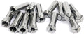 13pcs R8 Round Collet Drawbar Thread 7/16"-20" for CNC Machines