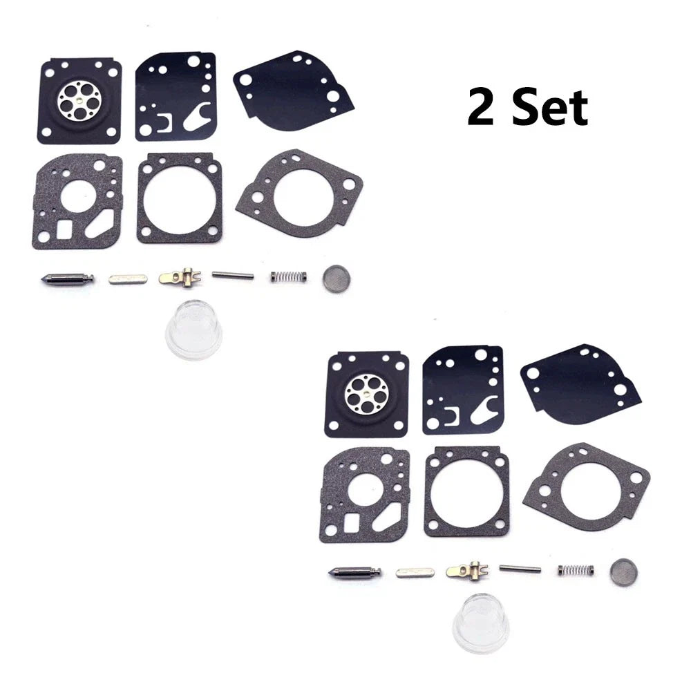 2X Carburetor Gasket Repair Kit for Poulan Ryobi Homelite Zama C1U-W19 RB-117