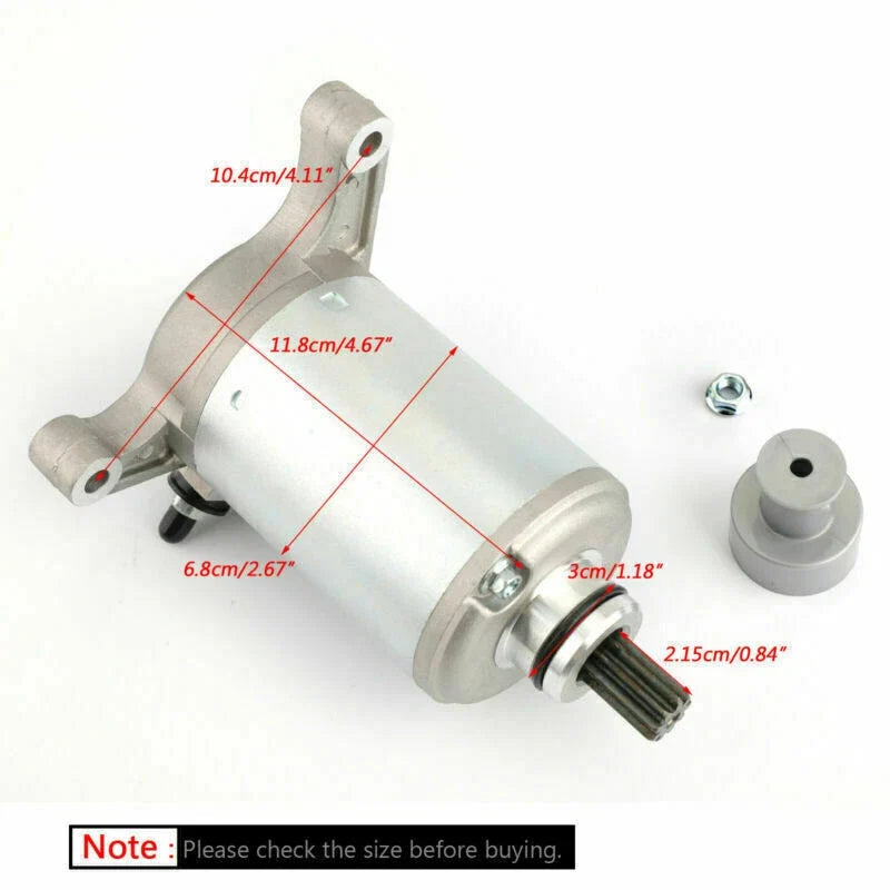 Starter Motor for Yamaha Raptor 350 YFM35R, Kodiak 400, Big Bear 350 (2001–2006)
