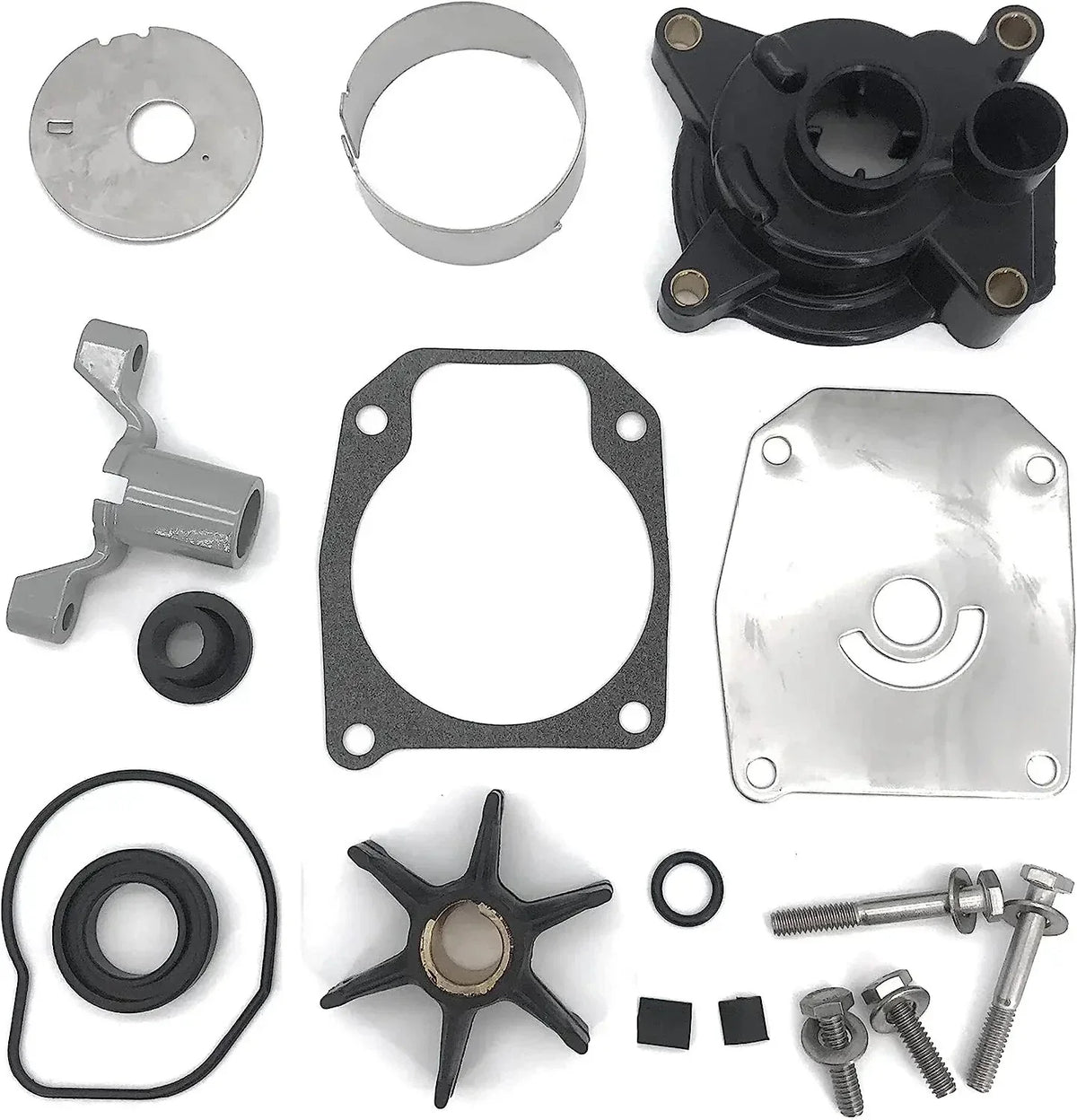 Water Pump Impeller Kit for Johnson Evinrude Outboard (0439077, 439077, 396933)