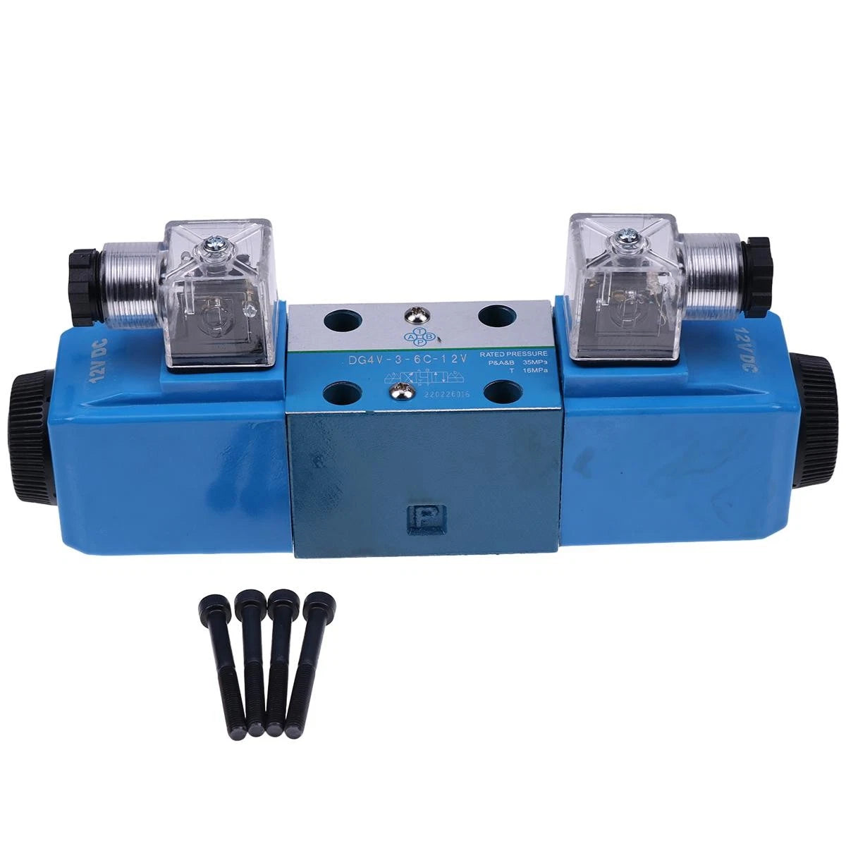 12V 3-Pins Solenoid Valve Assembly 25/101100 25/918800 for JCB 1400B 1700B 214 3CX-4