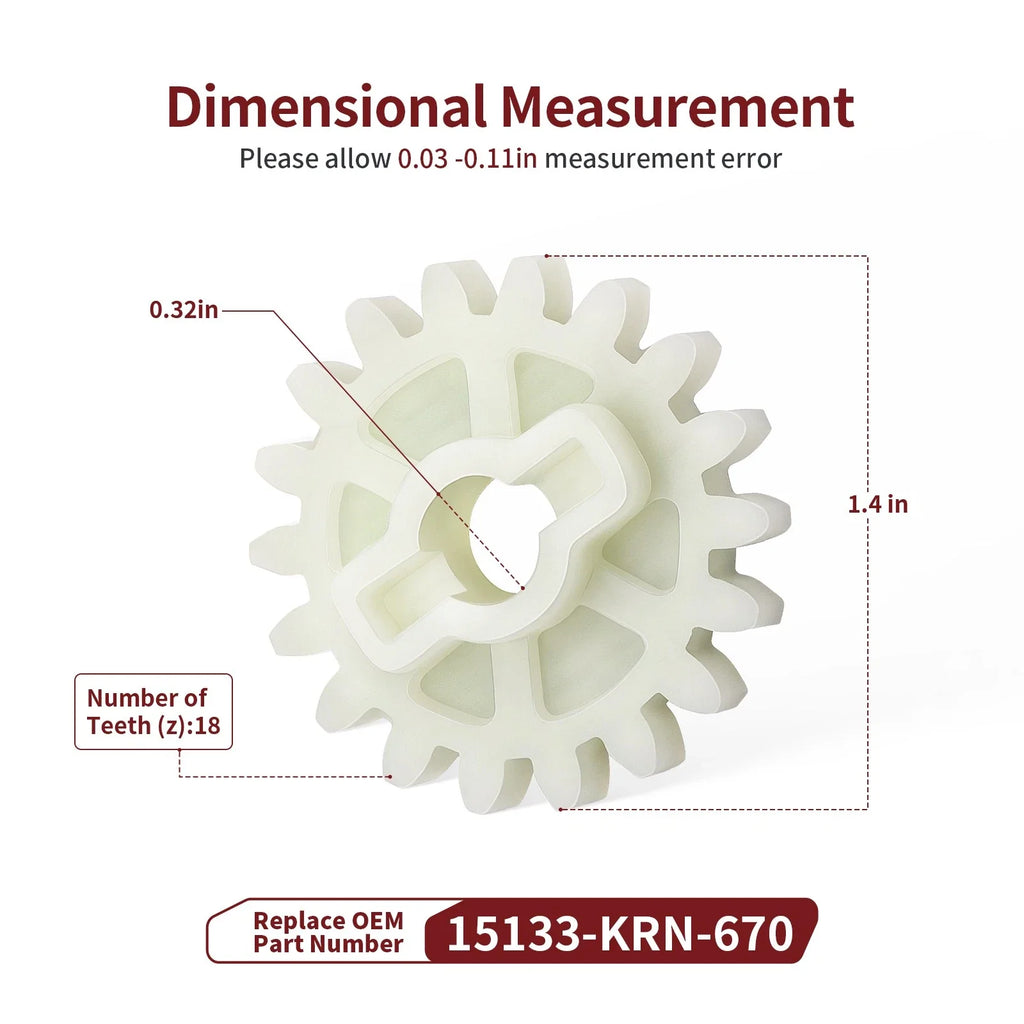 Oil Pump Driven Gear 18T for Honda CRF250R (2004–2009)