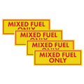 Mixed Fuel Only Stickers for Gas Oil Mixture Can Labels
