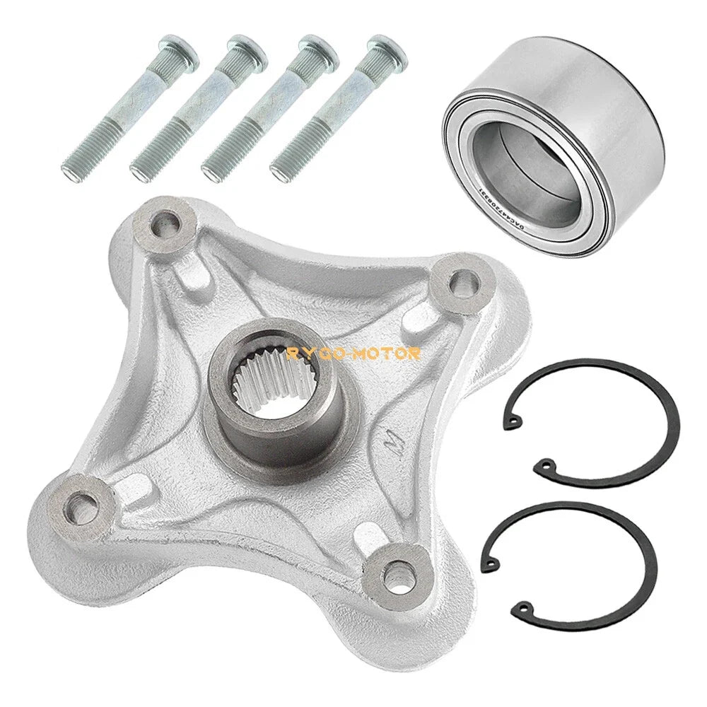 Front Wheel Hub & Studs Bearing for Polaris Scrambler 850, Sportsman 850/XP 1000