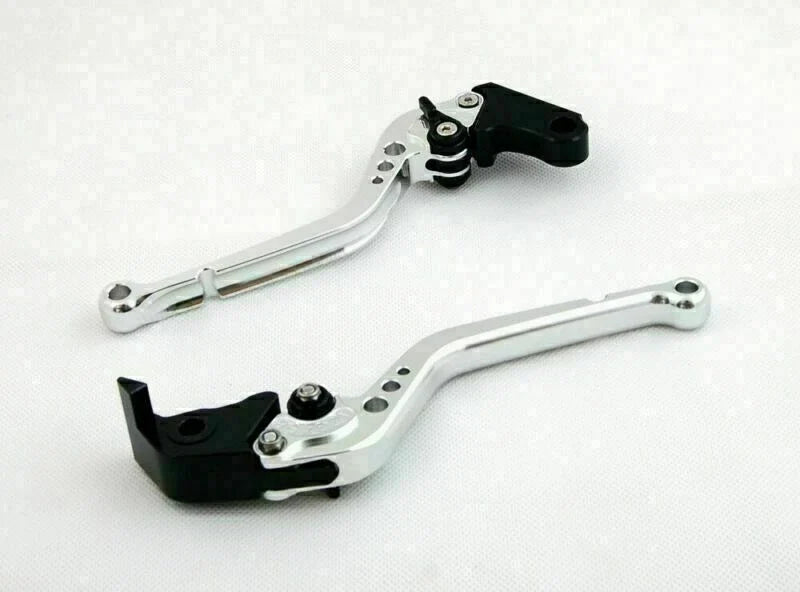 Long Brake Clutch Lever for Honda CBR650F/CB650F (2014–2015) (F-18/H-65) Silver T9