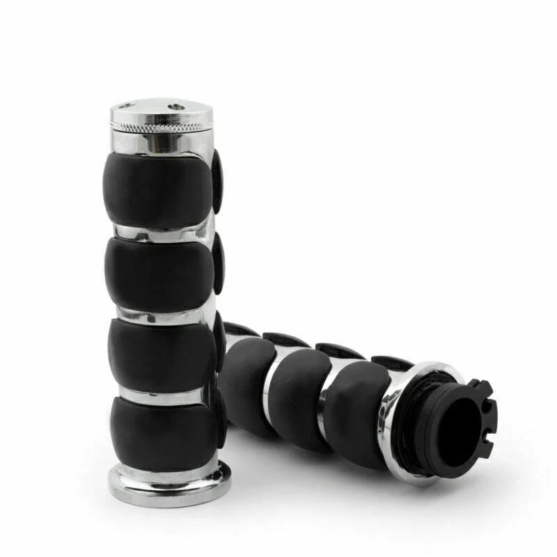Handlebar Grips for Harley Softail Sportster Dyna Customs Choppers (T9)