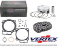 Vertex Top End Gasket Kit for 4T KAWASAKI KX450 KX250F COMPR 14.2:1 2020 (77.95)