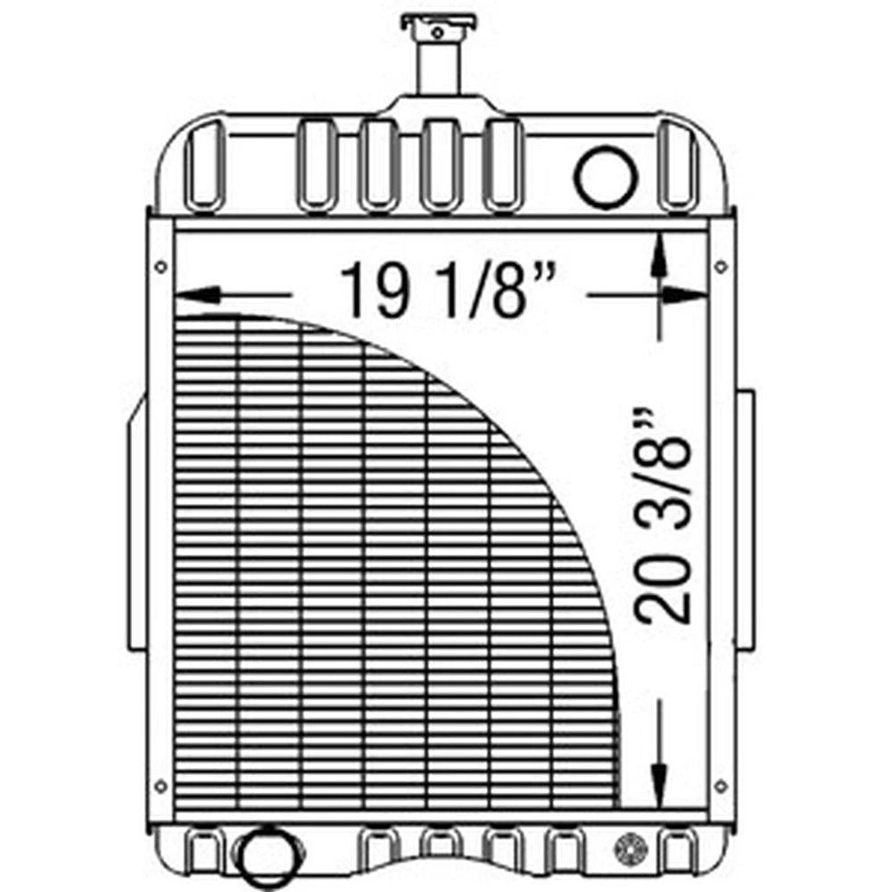 R2166 Radiator Fits IH - Fits FARMALL