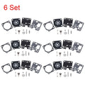 6X Carburetor Repair Kit for Echo SRM-225 PB-251 GT-225 (Zama RB-123 RB-188)