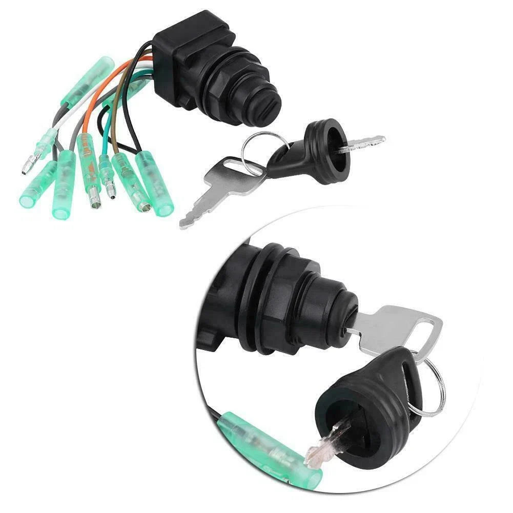 Ignition Key Switch for Suzuki Outboard Motor Control Box (37110-99E00)