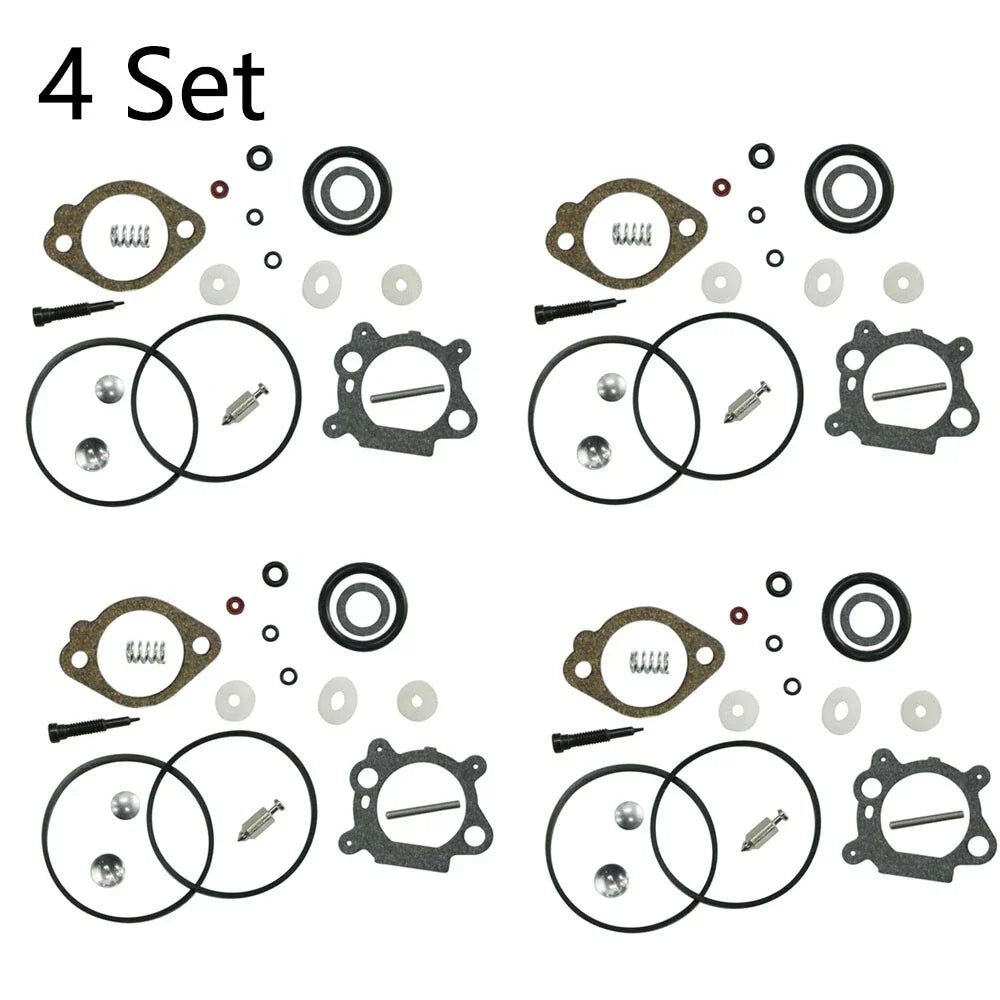 Set of 4 Carburetor Rebuild Kits for B&S 492495 493762 498260