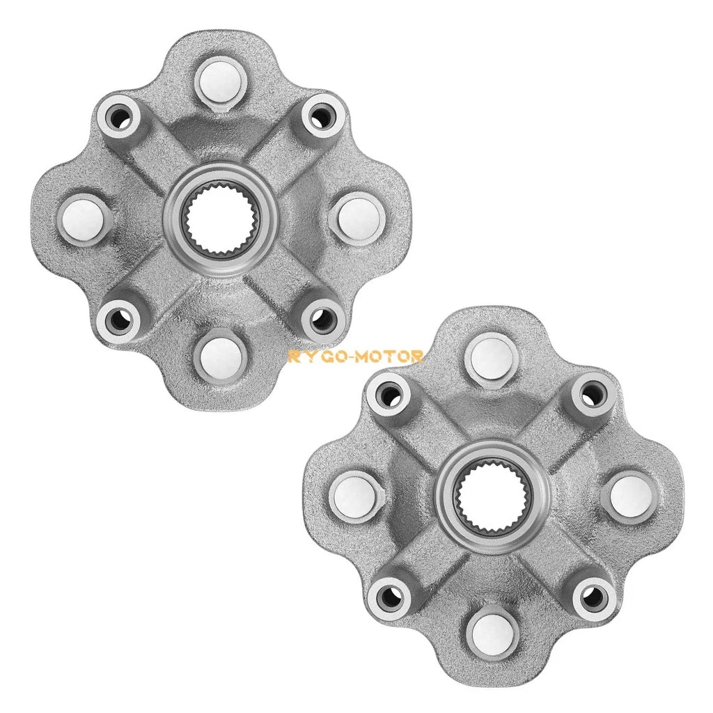 Set of 2 Front Left & Right Wheel Hubs for Yamaha Wolverine YFM350 YFM450 (2006–2010)