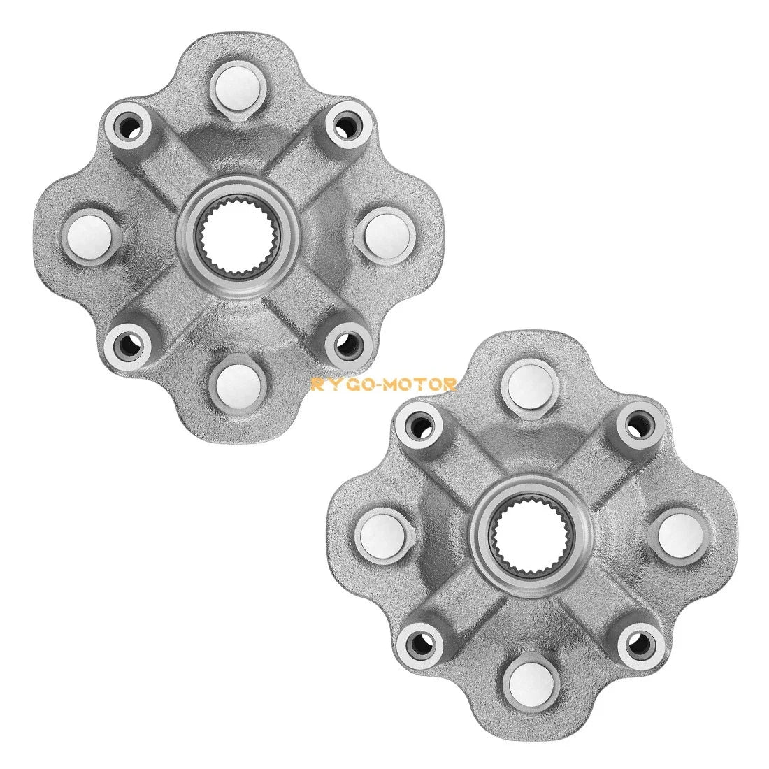 Set of 2 Front Left & Right Wheel Hubs for Yamaha Wolverine YFM350 YFM450 (2006–2010)