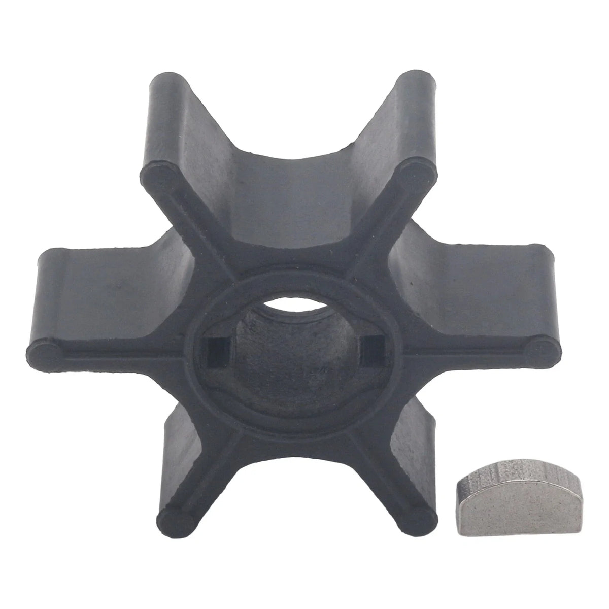 Water Pump Impeller & Key for Suzuki 2-9 HP 2-Stroke Outboard (All Years)
