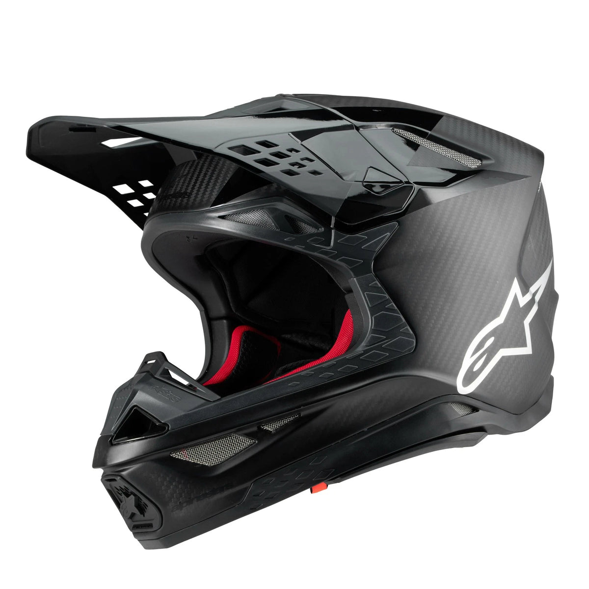 Alpinestars Supertech M10 Fame Offroad Motorcycle Helmet Black/Carbon XL