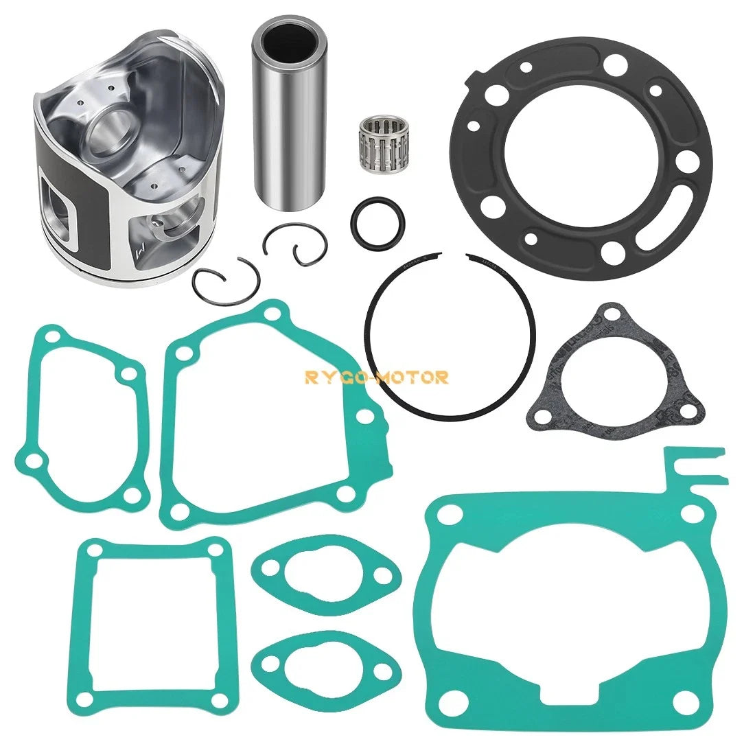 Top End Rebuild Piston Kit 54mm Size B for Honda CR125R (1992–1999) w/ Gaskets