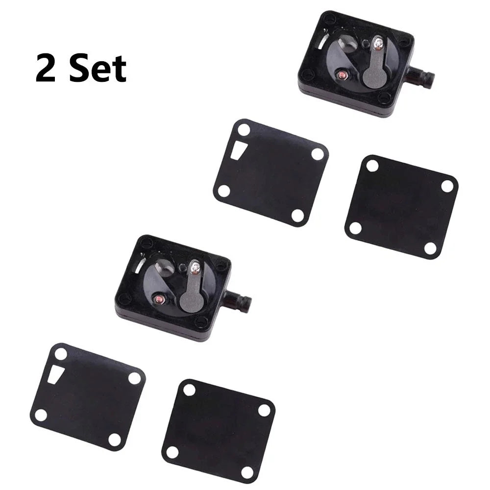 2X Fuel Pump Kit Repair for Yamaha Outboard 15-25HP (2T) (682-24412, 677-24411)