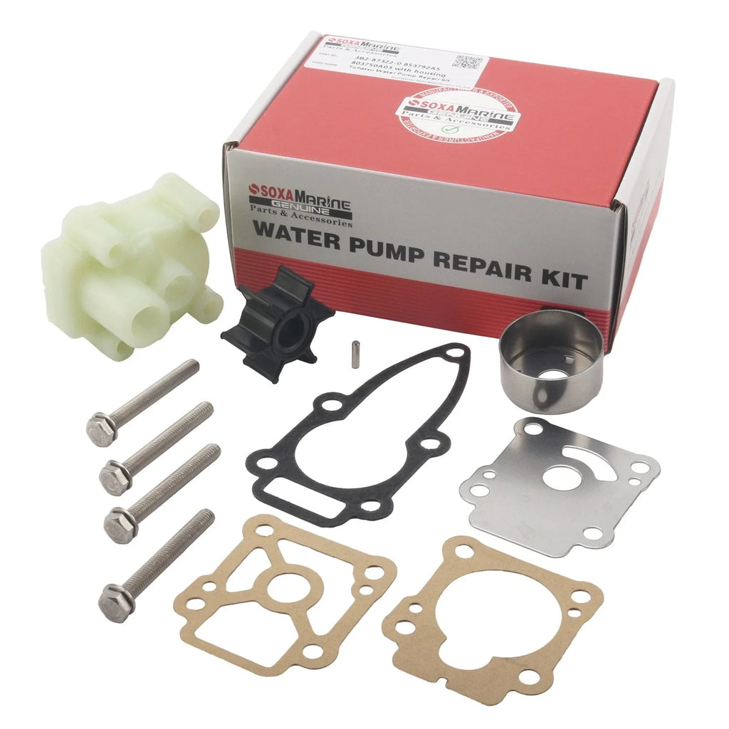 Water Pump Rebuild Kit for Nissan Tohatsu 8HP 9.9HP (3B2873220M 3B2-87322-0 3B2-65021)