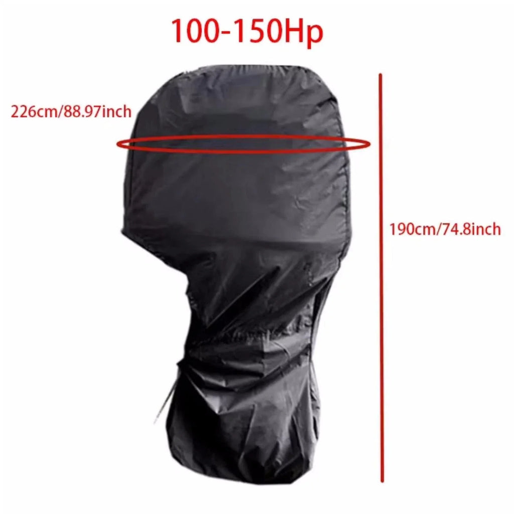 Outboard Motor Engine Cover for Honda 100-150 HP (Heavy Duty, Black)