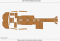 EVA Foam Teak Deck Flooring for Mastercraft X23 (2015–2018)