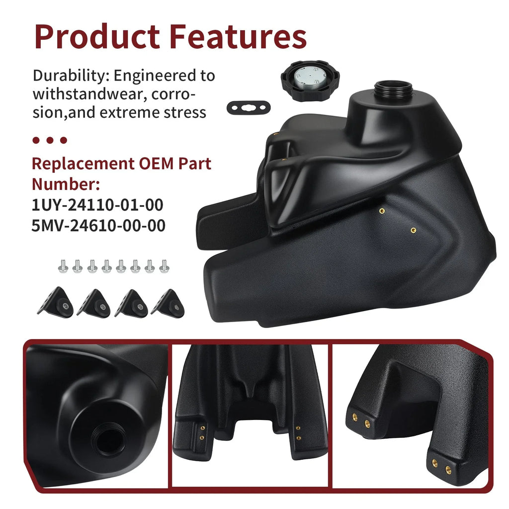 Fuel Gas Tank for Yamaha Warrior YFM 350 (1987–2004) #1UY-24110-01-00 #5MV-24610-00-00