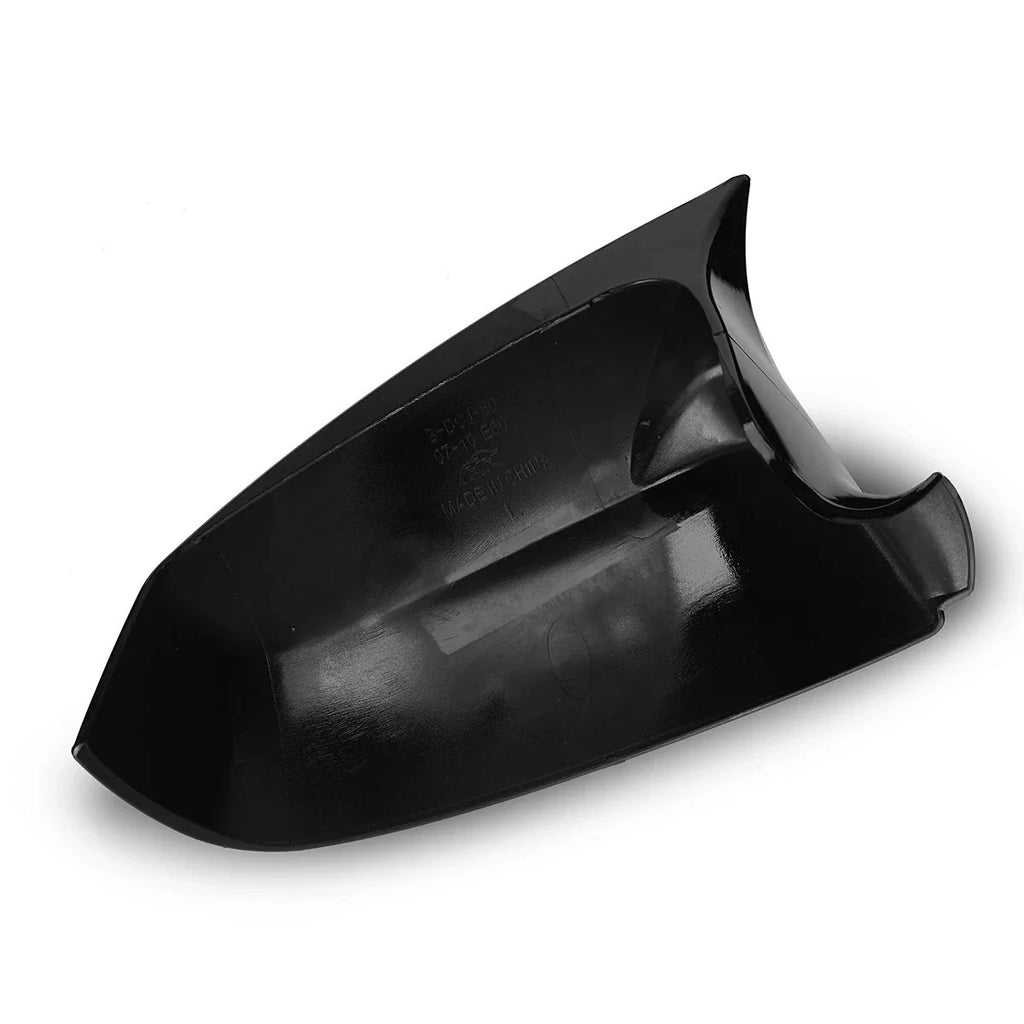 Pair Add-On Wing Side Mirror Covers for BMW 5 6 Series E60 E61 E63 E64 (2007–2010)