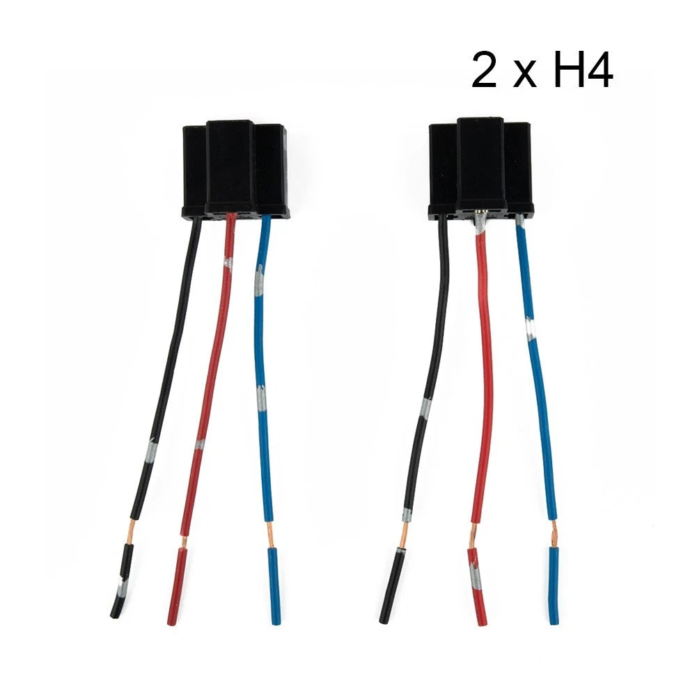 10 Grams Socket for 2 X 3 Pin Accessories Connector H4 Headlight Replacement