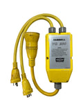 Hubbell YQ-230 Marine Shore Power Adapter, 2x30A Male to 1x50A Female OEM