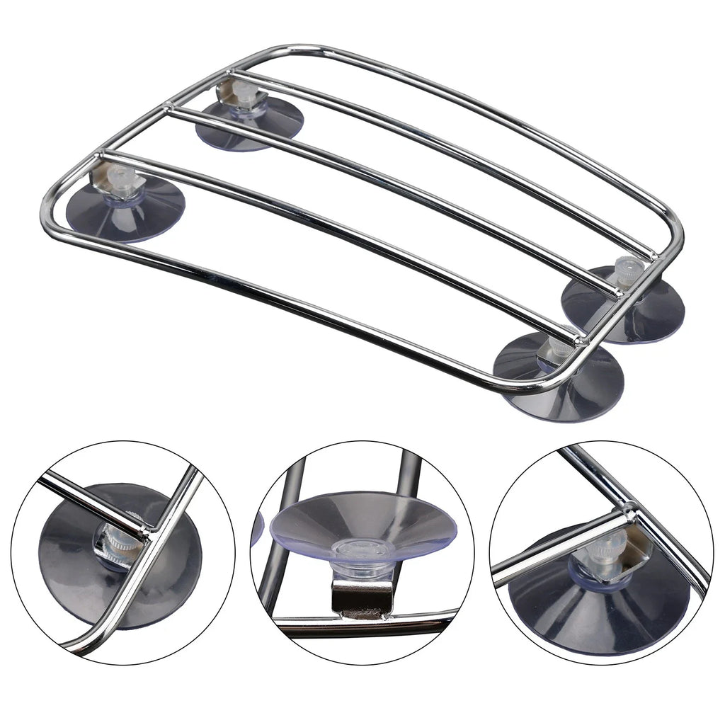 Chrome Fuel Tank Rack for Triumph Bonneville T100 T120 Thruxton Scrambler 900 (2001–2023)