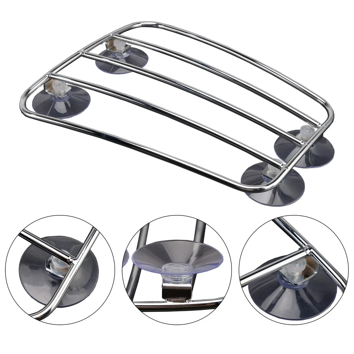 Chrome Fuel Tank Rack for Triumph Bonneville T100 T120 Thruxton Scrambler 900 (2001–2023)