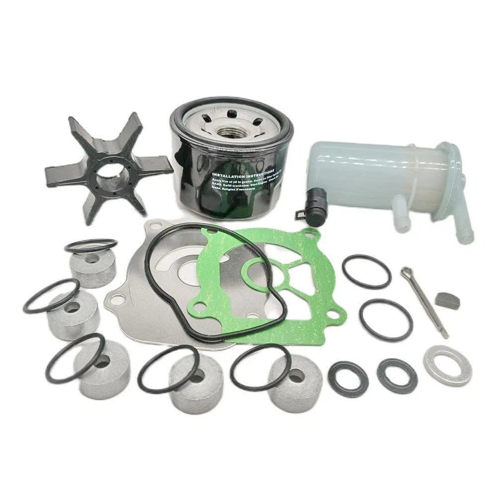 Maintenance Service Kit 2X 17400-95872 17400-95870 for Suzuki DF25 (2000–2023)