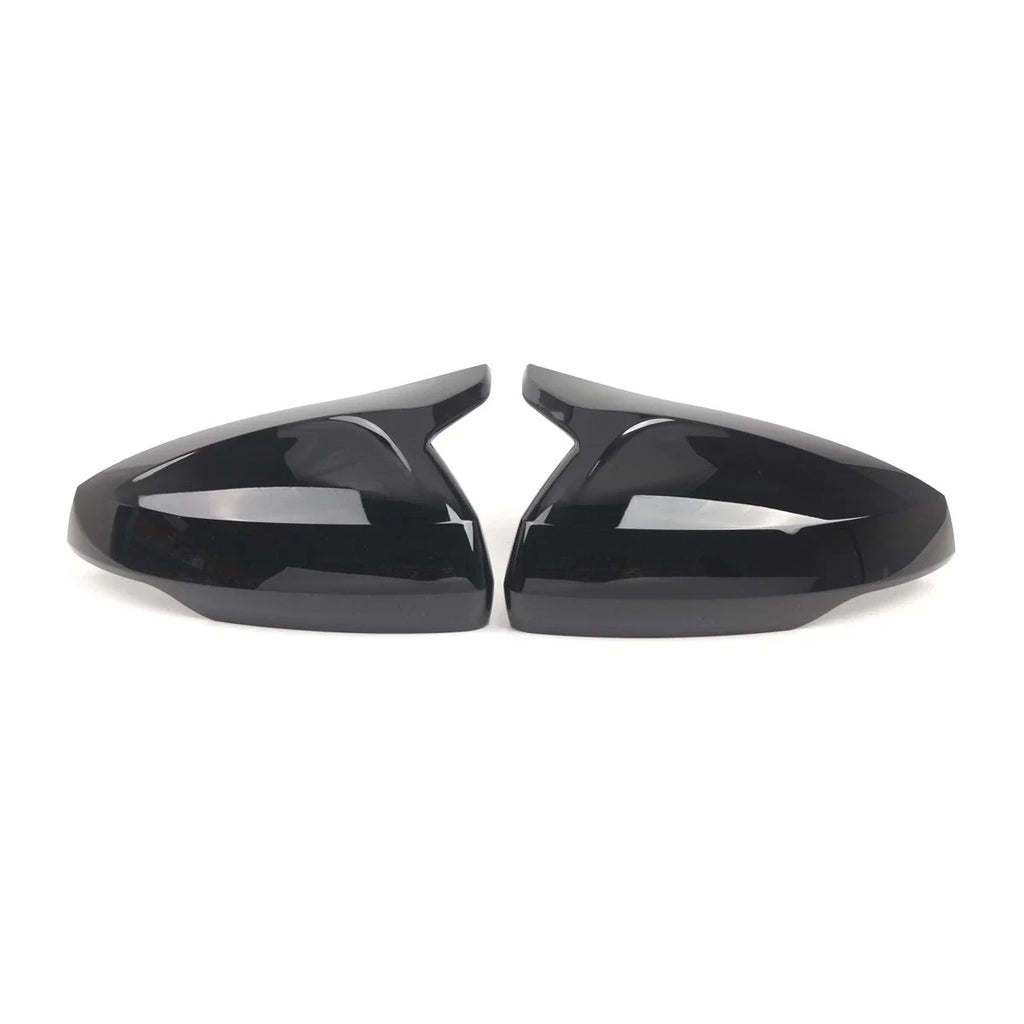 Gloss Black Side Wing Mirror Cover Caps for VW Polo MK6 (2018–2026)