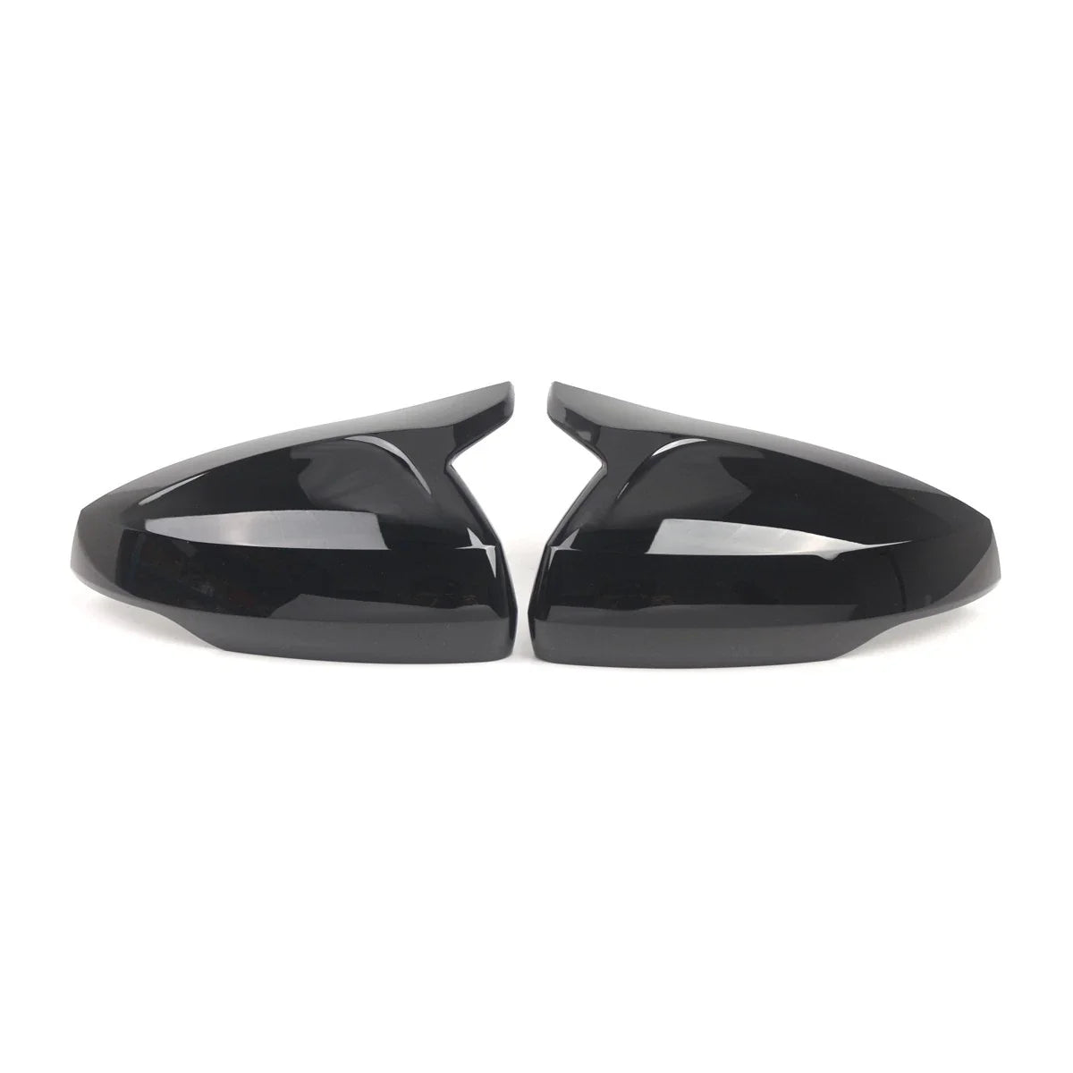 Gloss Black Side Wing Mirror Cover Caps for VW Polo MK6 (2018–2026)