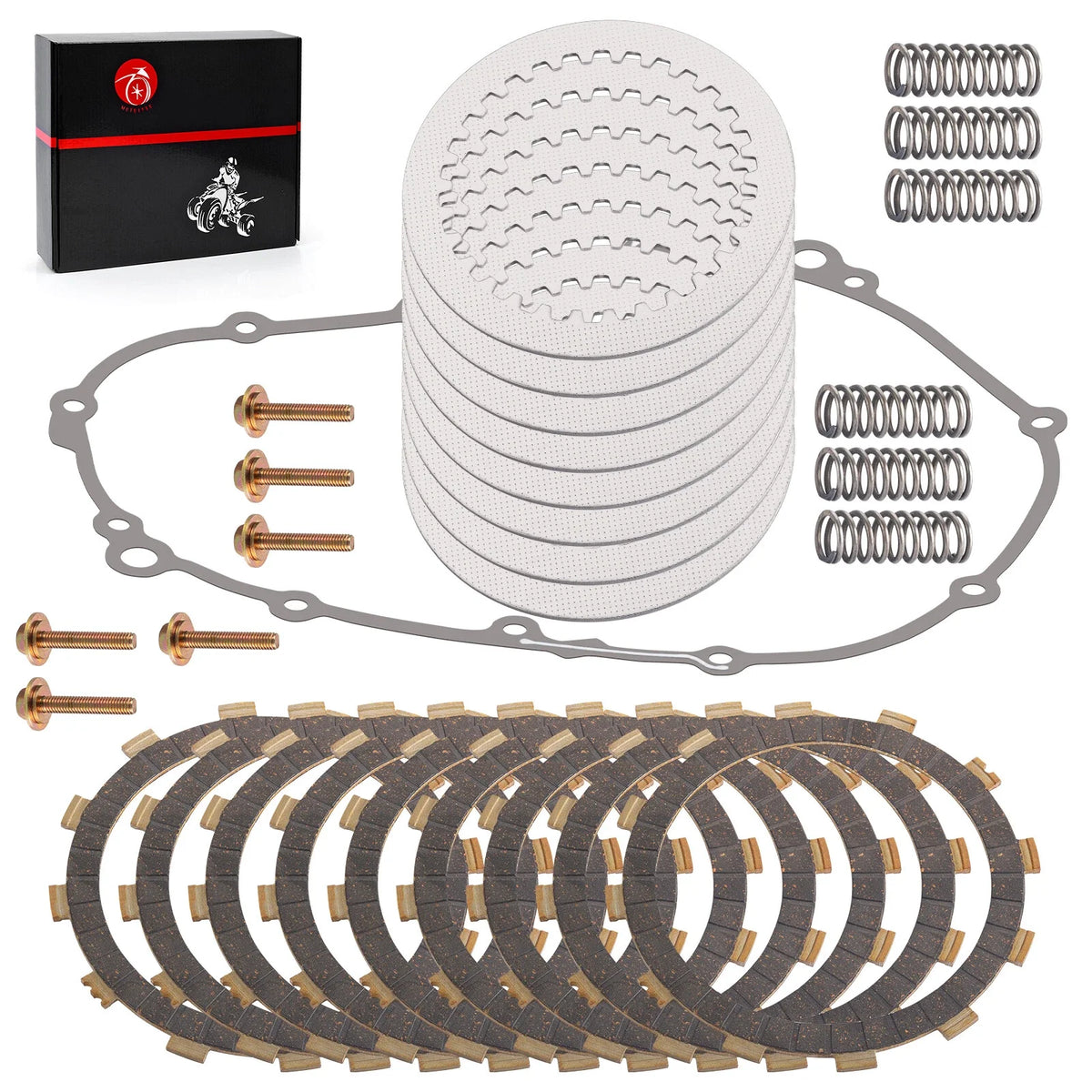 Clutch Friction Steel Plates & Springs Set for Yamaha FJ09 (2015–2016)
