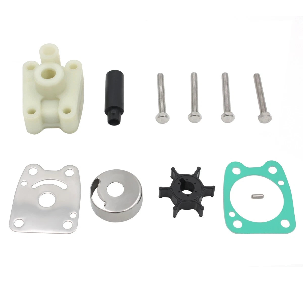 Water Pump Impeller Kit for Yamaha 4 5 HP F4 6 HP Outboard 6E0-W0078-A2-0 0